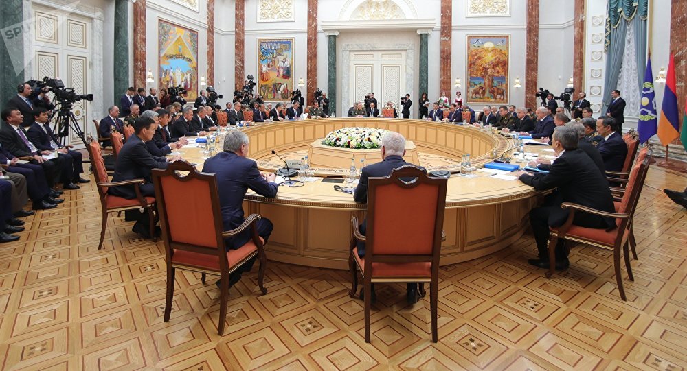 Заседание Совета коллективной безопасности Организации Договора о коллективной безопасности (ОДКБ) в расширенном составе. Архивное фото
