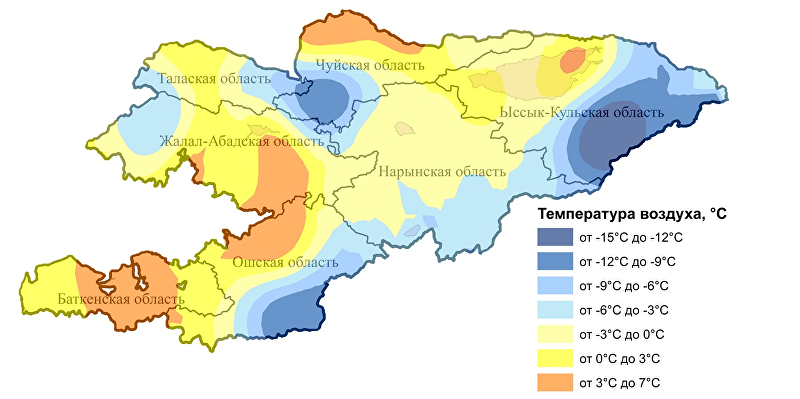 Климатическая карта таджикистана