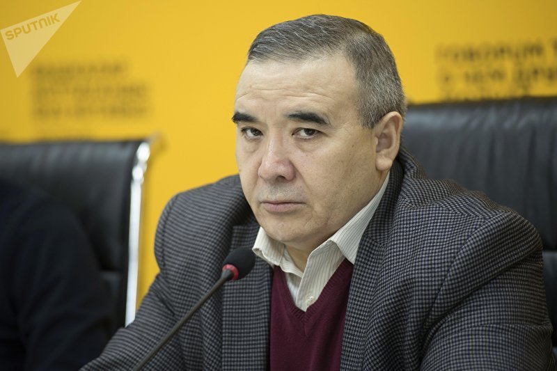 Кандидат медицинских наук Нурмухамед Бабаджанов на пресс-конференции в мультимедийном пресс-центре Sputnik Кыргызстан.