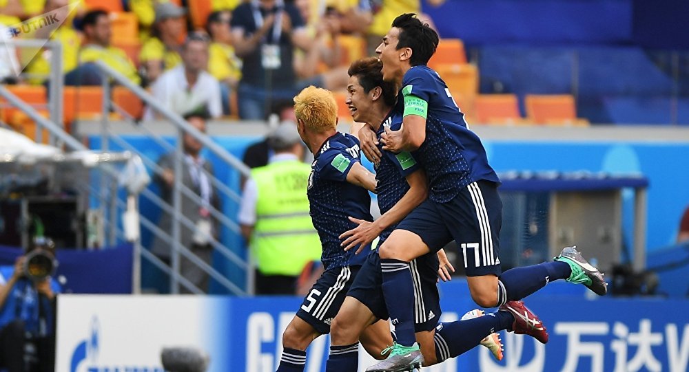 Япониянын футбол курамасы колумбиялыктарды жеңип алды