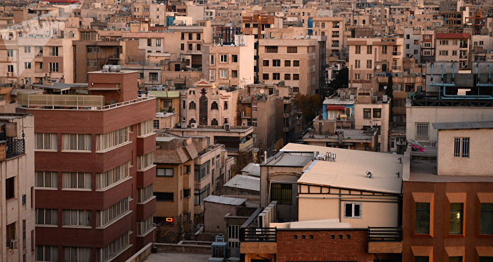 Вид на один из кварталов Тегерана. Иран. Архивное фото