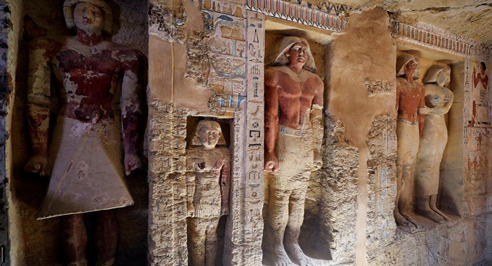 Египетте 4400 жыл мурунку сыры өчпөгөн күмбөз табылды. Сүрөт