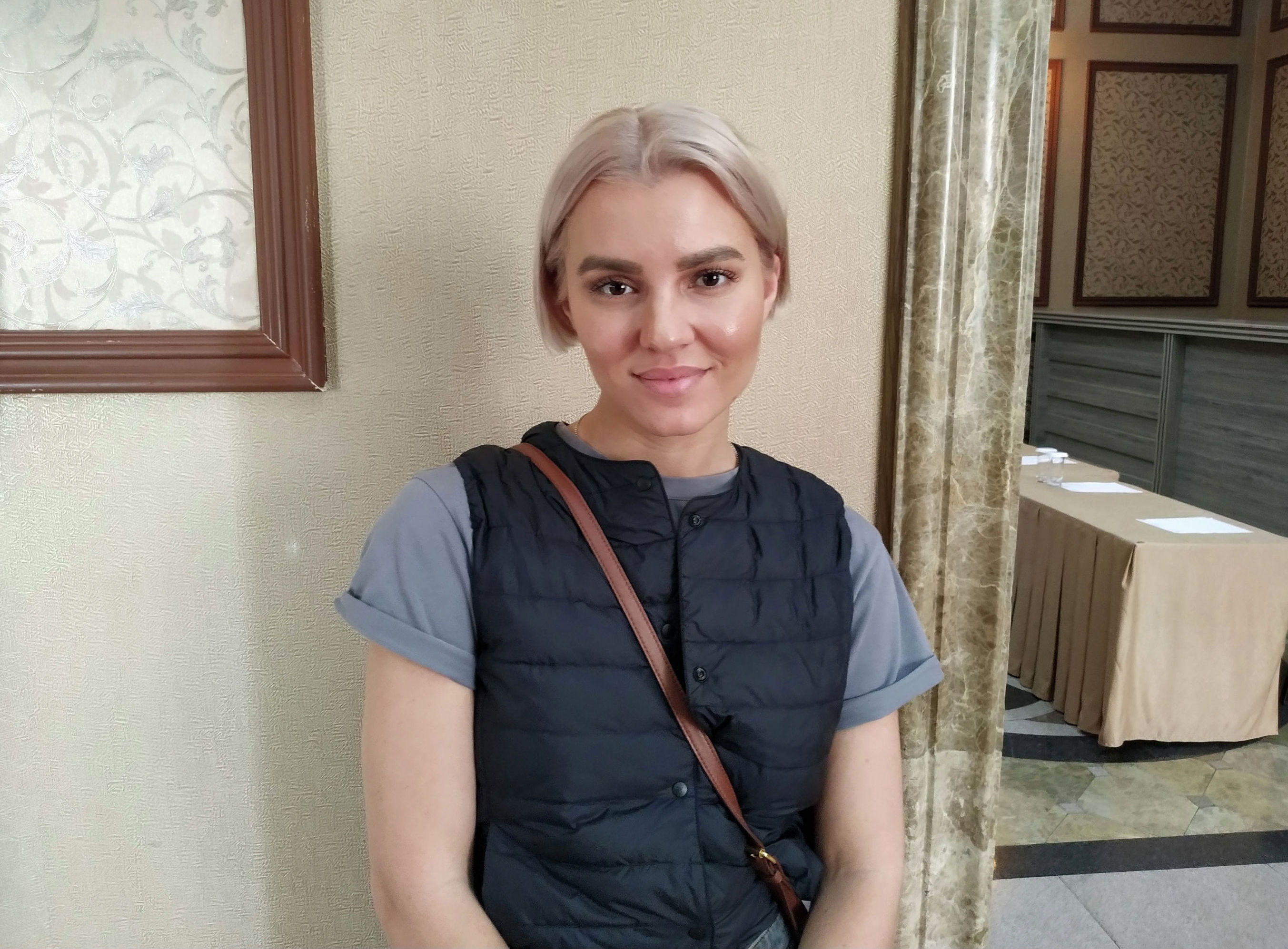 Представитель компании по пошиву корпоративной одежды Анна Долганева
