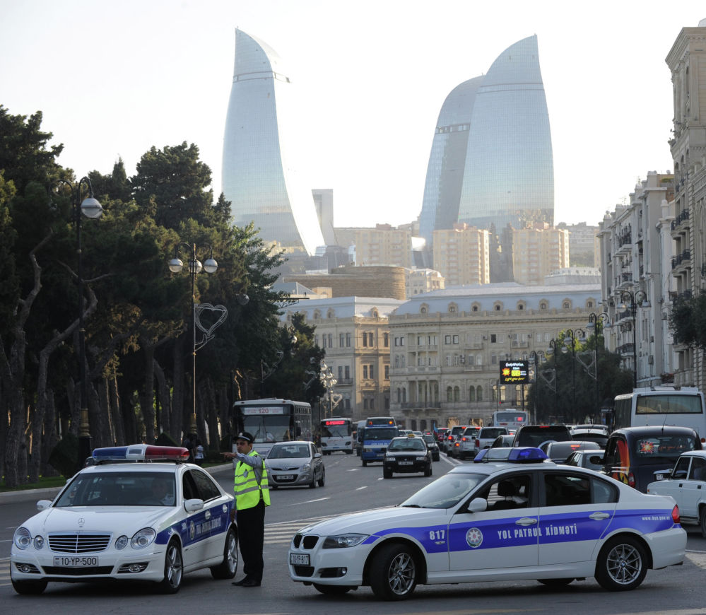 Азербайджан полиция Баку