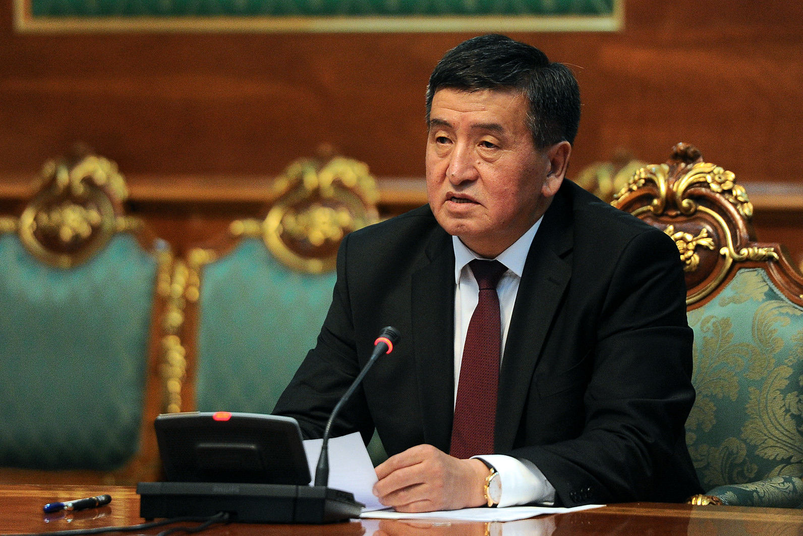Премьер-министр Кыргызстана Сооронбай Жээнбеков. Архивное фото