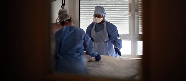 Медайымдар ооруканада бейтап менен. Архив - Sputnik Кыргызстан