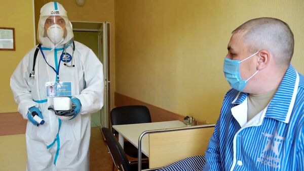 Испытание вакцины от коронавируса в военном госпитале имени Бурденко в Москве - Sputnik Кыргызстан