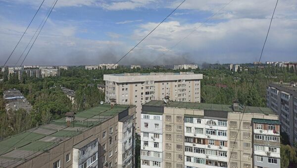 В Бишкеке в 11 микрорайоне загорелись гаражи - Sputnik Кыргызстан