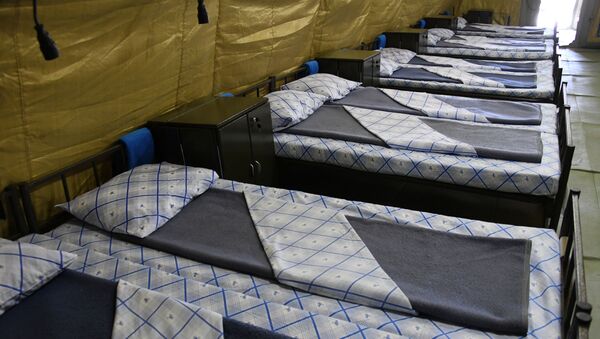 Военные развернули госпиталь для больных COVID-19 в Чите - Sputnik Кыргызстан