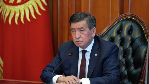 Президент Кыргызской Республики Сооронбай Жээнбеков. Архивное фото - Sputnik Кыргызстан