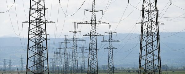 Высоковольтная ЛЭП в Хакасии Высоковольтная ЛЭП в Хакасии - Sputnik Кыргызстан