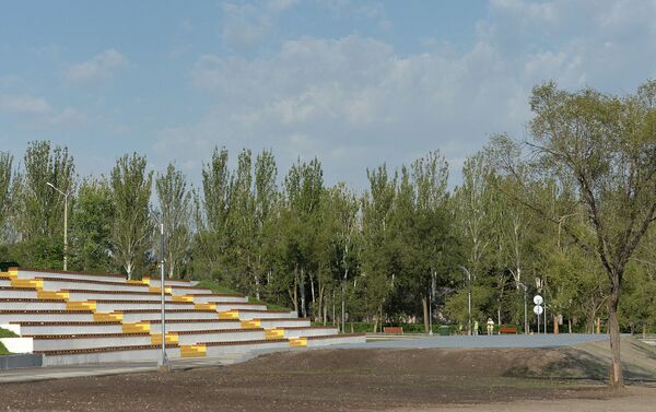Жээнбеков аталган паркка бүгүн, 11-августта, барган. - Sputnik Кыргызстан