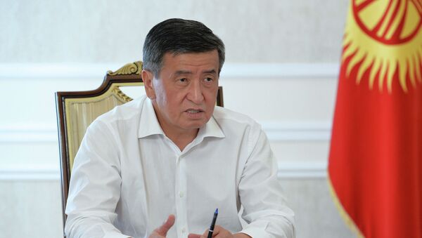 Президент Кыргызской Республики Сооронбай Жээнбеков  - Sputnik Кыргызстан