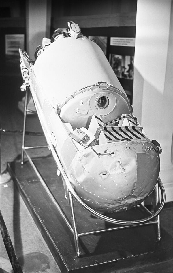 Катапультируемый контейнер собак Белки и Стрелки, совершивших космический полет на корабле Спутник-5 19 августа 1960 года - Sputnik Кыргызстан