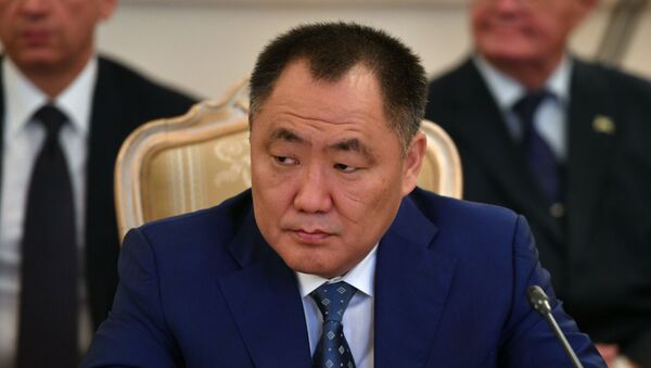 Глава Республики Тыва Шолбан Кара-оол. Архивное фото - Sputnik Кыргызстан