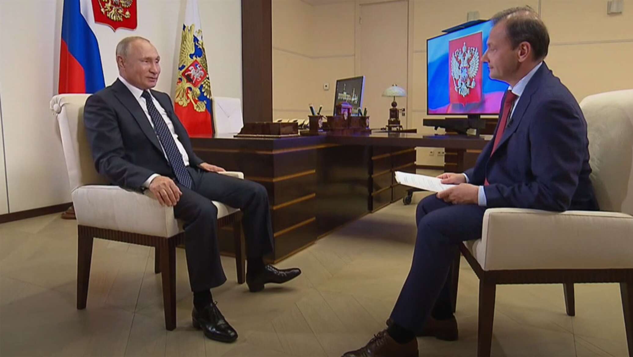 Интервью президента рф. Интервью Путина Брилеву.