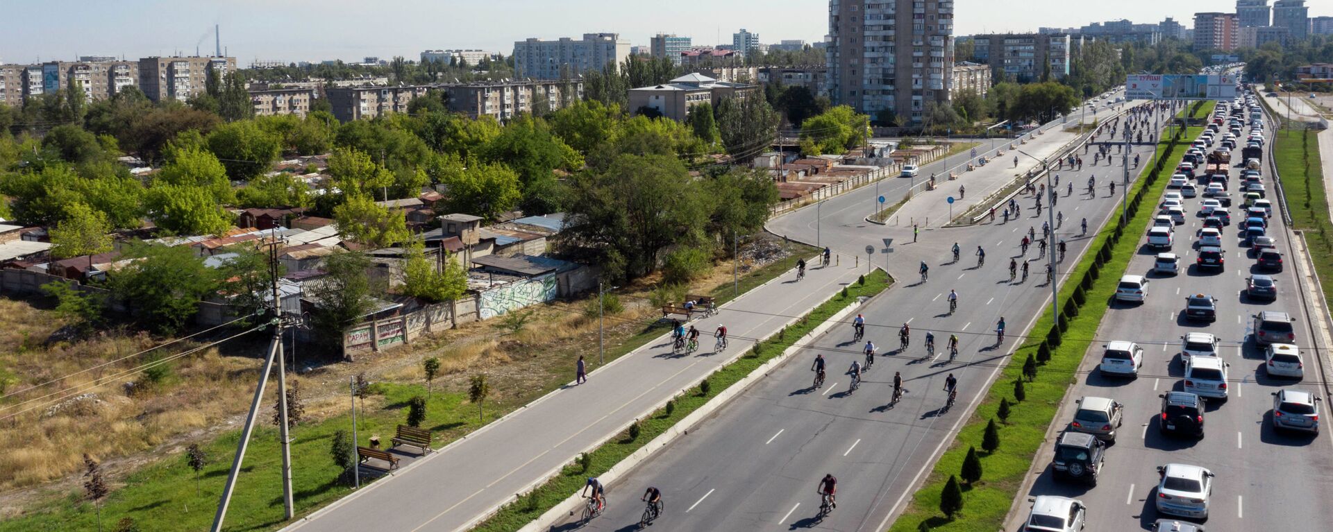 Первый в 2020 году велопробег в Бишкеке - Sputnik Кыргызстан, 1920, 30.08.2020