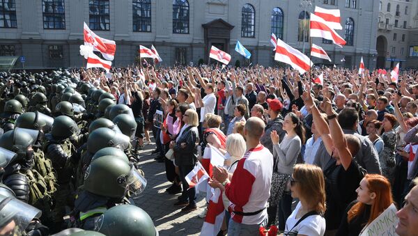 Акция оппозиции в Минске. Архивное фото - Sputnik Кыргызстан