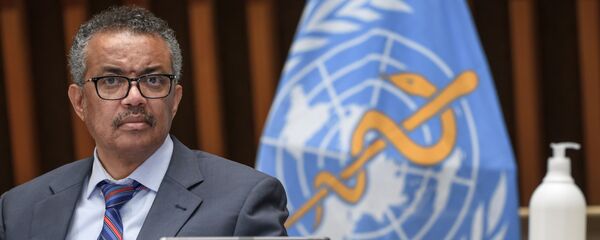 Дүйнөлүк саламаттык сактоо уюмунун (ДССУ) башкы директору Тедрос Адханом Гебрейесус. Архив - Sputnik Кыргызстан