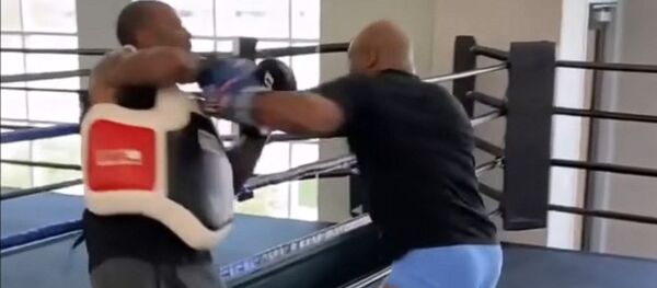 Как Майк Тайсон и Рой Джонс готовятся к бою — видео с тренировок Как Майк Тайсон и Рой Джонс готовятся к бою — видео с тренировок - Sputnik Кыргызстан