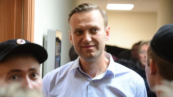 Российский оппозиционер Алексей Навальный. Архивное фото - Sputnik Кыргызстан