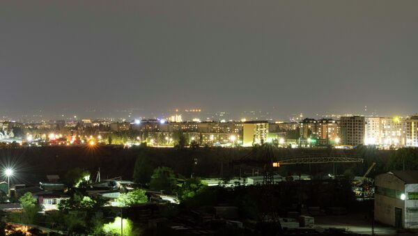 Вид на ночной Бишкек. Архивное фото - Sputnik Кыргызстан