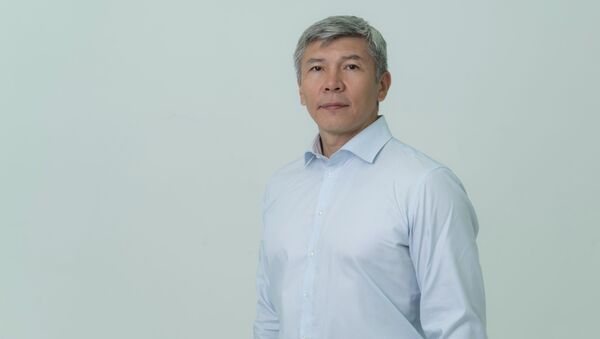 Чоң казат саясий уюмунун лидери Максат Мамытканов. Архив - Sputnik Кыргызстан