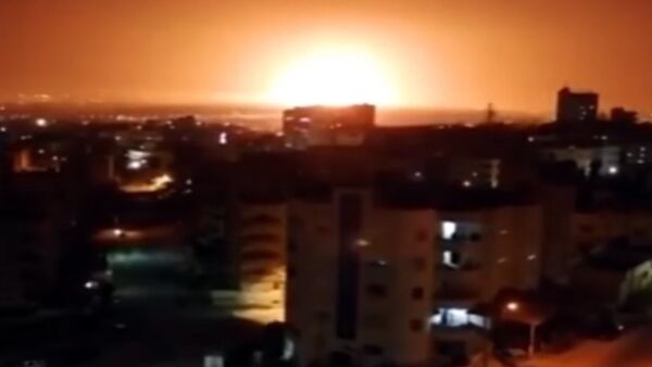 На складе боеприпасов в Иордании прогремел мощный взрыв — видео - Sputnik Кыргызстан