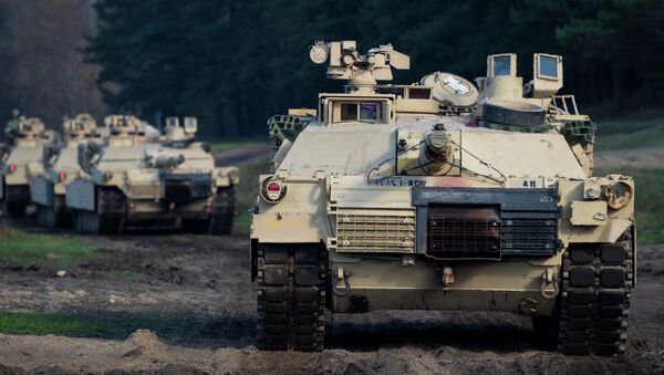 Танки Abrams армии США. Архивное фото - Sputnik Кыргызстан