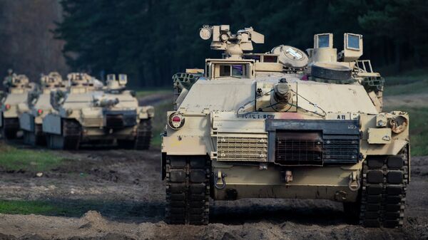 Танки армии США Abrams. Архивное фото - Sputnik Кыргызстан