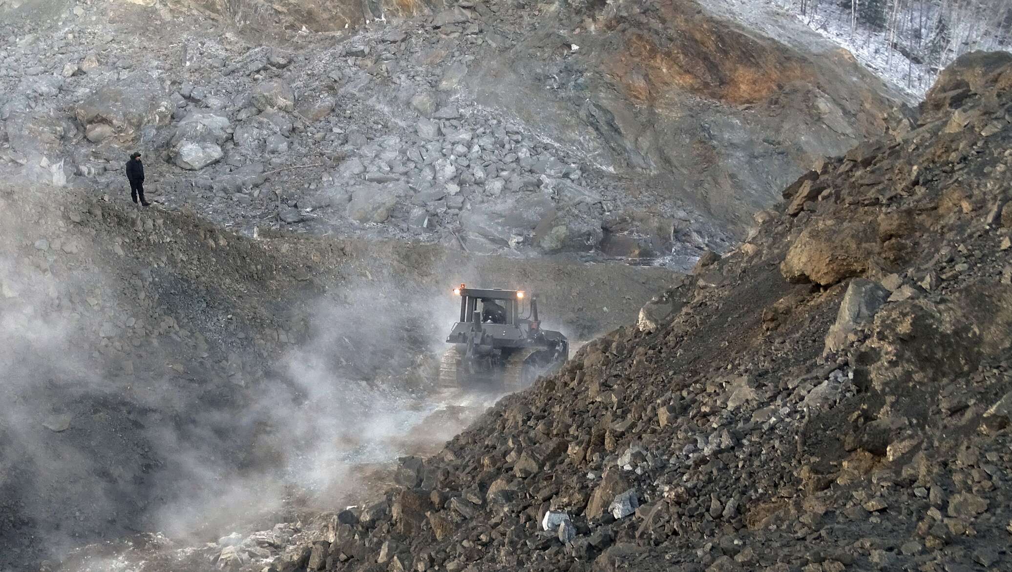 Трагедия в амурской области на руднике. Бурейская ГЭС оползень.
