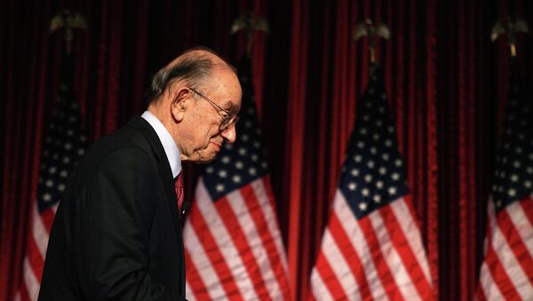Бывший председатель правления Федеральной резервной системы Алан Гринспен. Архивное фото - Sputnik Кыргызстан