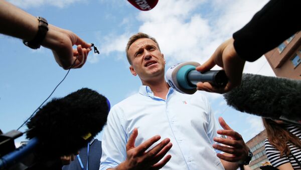 Лидер российской оппозиции Алексей Навальный. Архивное фото - Sputnik Кыргызстан