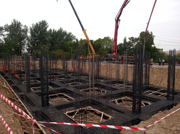 Ошто муниципалдык ипотека аркылуу берилчү көп кабаттуу үй курула баштады. Эскиз - Sputnik Кыргызстан