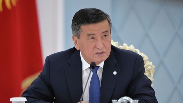 Президент Сооронбай Жээнбеков. Архив - Sputnik Кыргызстан