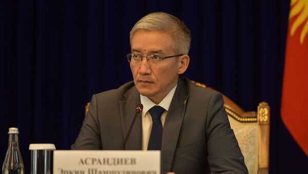 Вице-премьер министр Эркин Асрандиев. Архив - Sputnik Кыргызстан