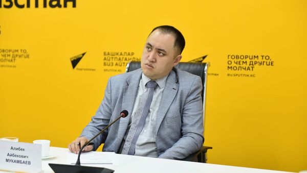 Политолог Алибек Мукамбаев. Архивное фото - Sputnik Кыргызстан