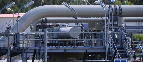 Наземный стыковочный пункт газопровода Северный поток-2 в Любмине. Архивное фото - Sputnik Кыргызстан