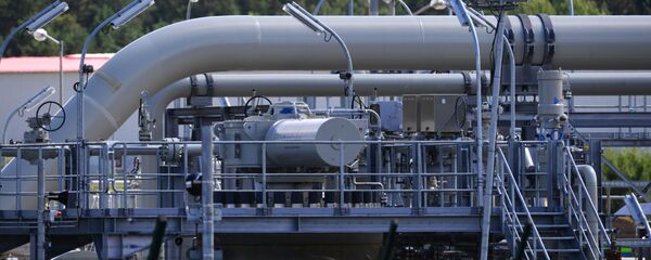 Наземный стыковочный пункт газопровода Северный поток-2 в Любмине. Архивное фото Наземный стыковочный пункт газопровода Северный поток-2 в Любмине. Архивное фото - Sputnik Кыргызстан