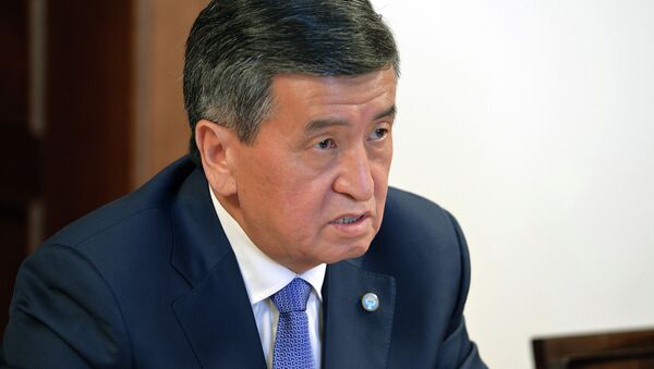 Президент Кыргызстана Сооронбай Жээнбеков  - Sputnik Кыргызстан