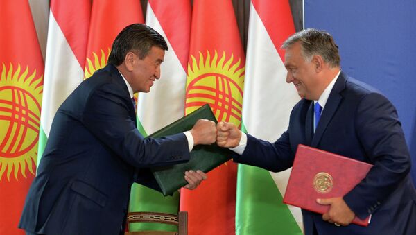Официальный визит Сооронбая Жээнбекова в Венгрию - Sputnik Кыргызстан
