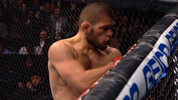 UFC показало, о чем говорит Хабиб во время боев в октагоне - Sputnik Кыргызстан