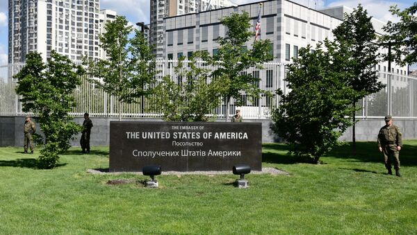 Здание посольства США в Киеве. Архивное фото - Sputnik Кыргызстан
