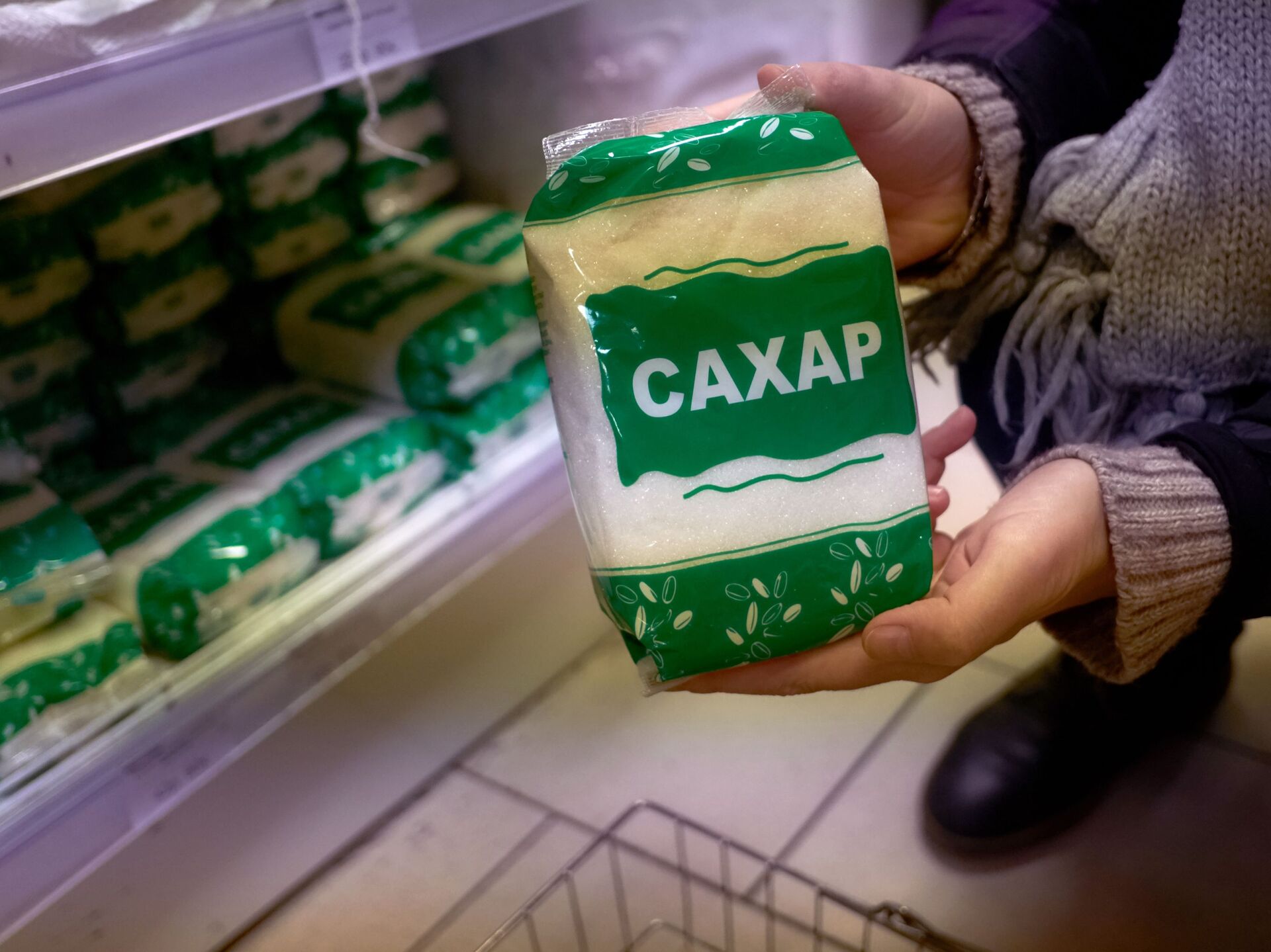 Сахар. Сахар в пакете. Сахар в России.