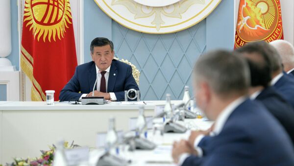 Президент Сооронбай Жээнбеков встретился с главами миссий международных наблюдателей - Sputnik Кыргызстан