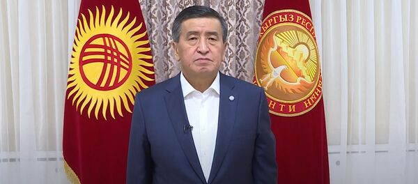 Жээнбеков: элдин тынчтыгын, өлкөнүн бүтүндүгүн коргоо үчүн бардыгын жасайм - Sputnik Кыргызстан