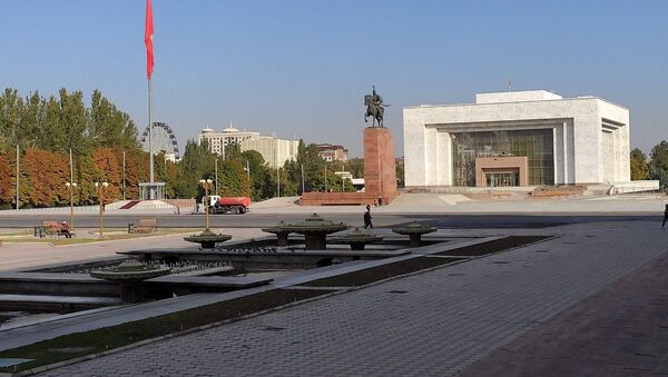 Ситуация на площади Ала-Тоо в Бишкеке - Sputnik Кыргызстан