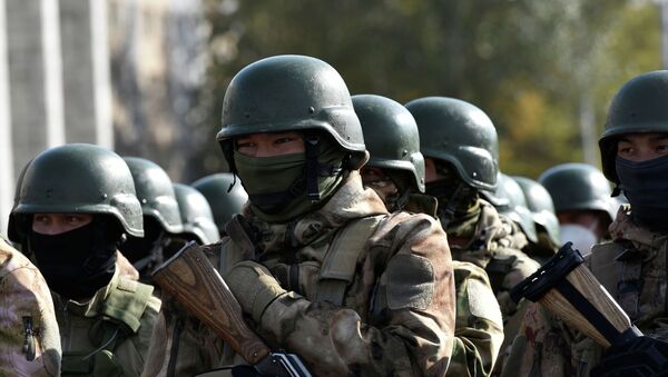 Военнослужащие в Бишкеке - Sputnik Кыргызстан