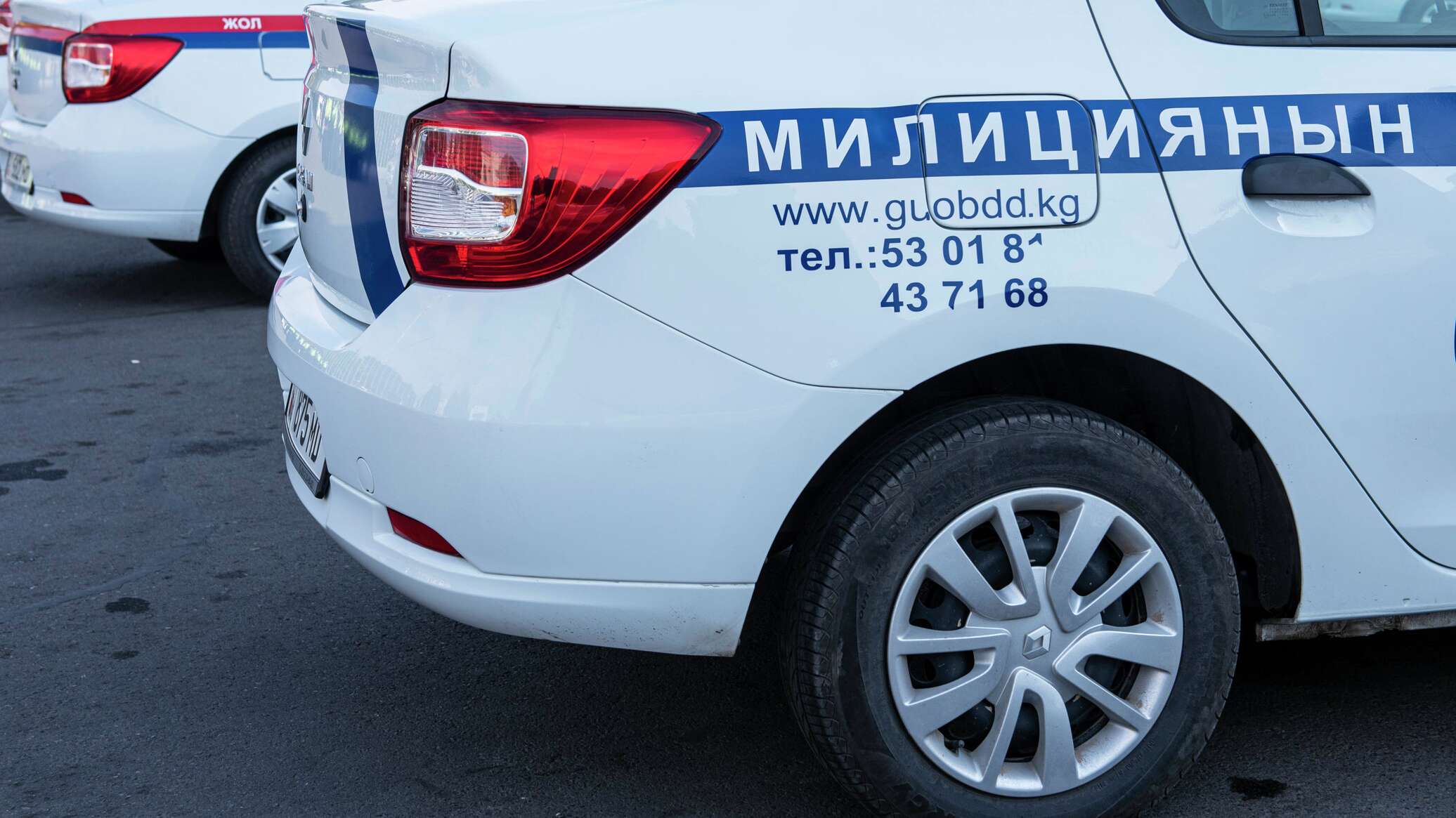 Службеные авто милиции Кыргызстан