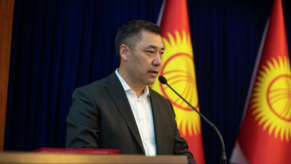 Жаңы эле премьер-министр болуп дайындалган Садыр Жапаров  - Sputnik Кыргызстан